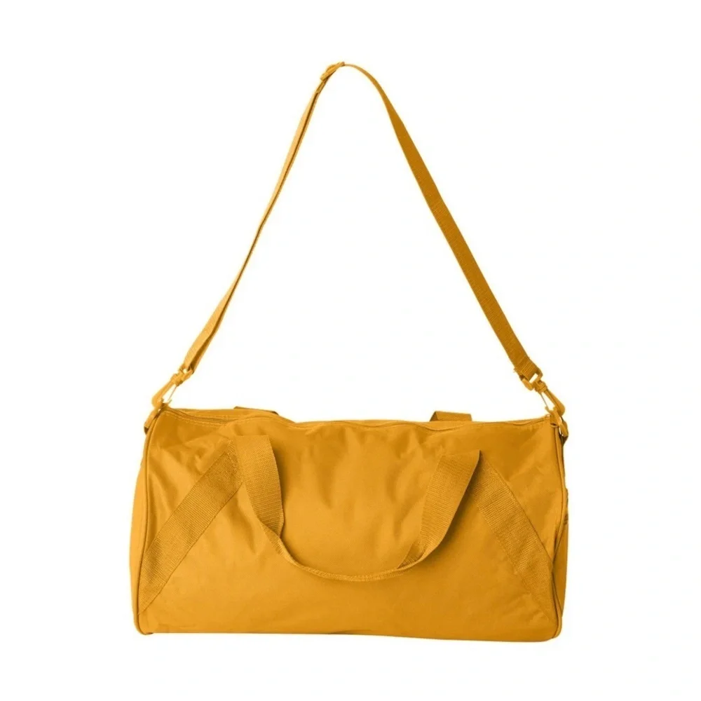 NWOT Gold Duffel Bag - Picture 1 of 1